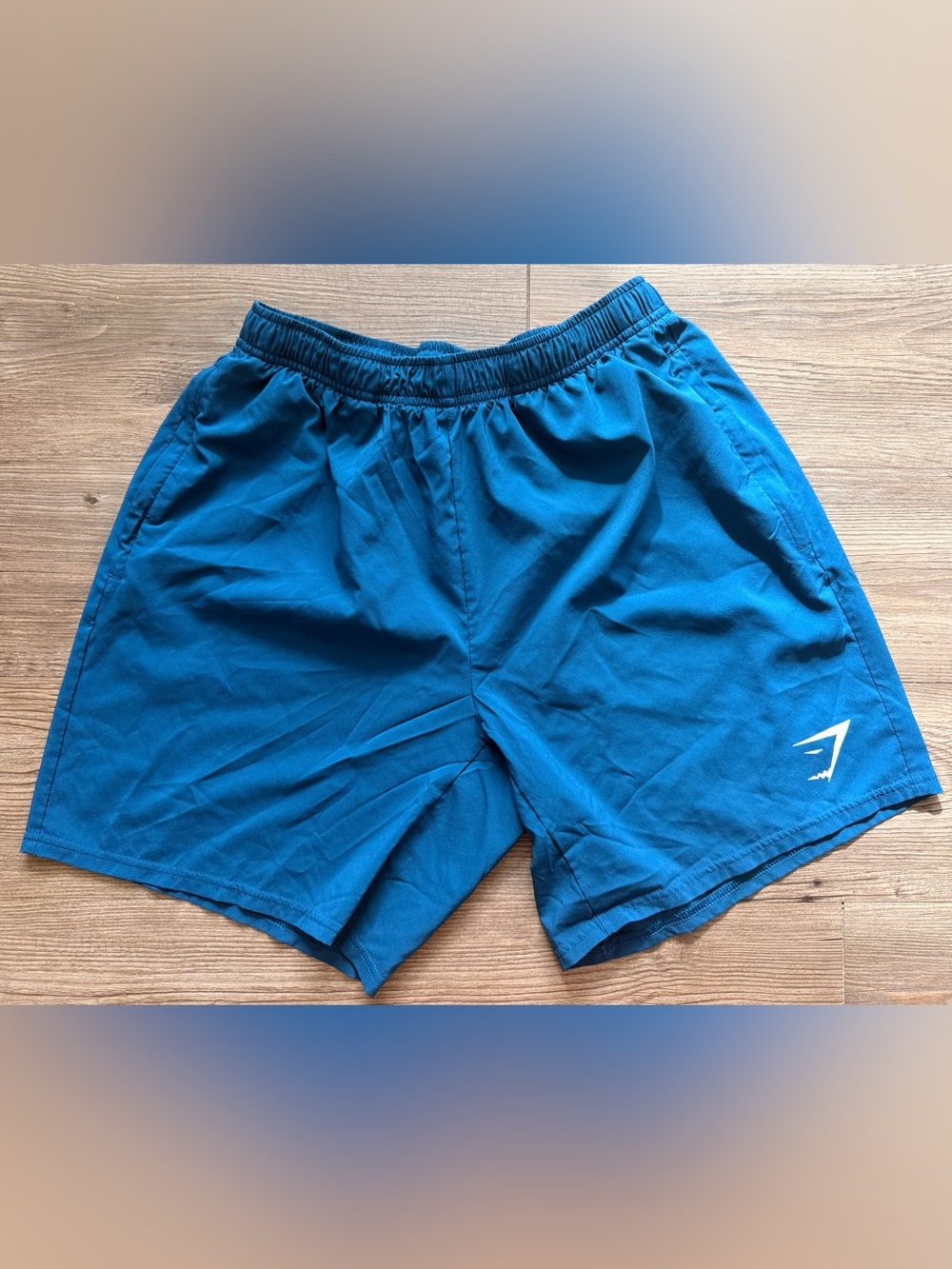 Gymshark Men's Medium Blue/Teal 7" Gym Athletic Shorts